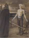 Edelfelt Albert Gustaf Aristides Illustration for the Poem Konig Fjalar by J.L.Runeberg - Hermitage